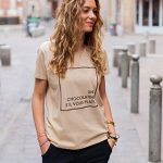 T-shirt femme col rond