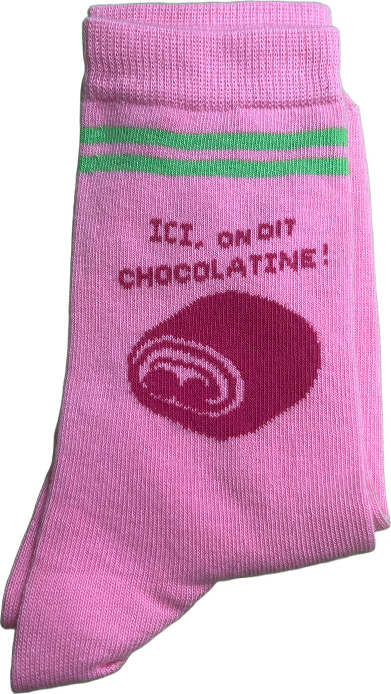 IMG_7830 CHAUSSETTES : ICI, ON DIT CHOCOLATINE ! - 36/40 – Image 1
