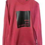 SWEAT FLOQUÉ UNISEX (TAILLE L)
