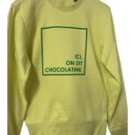 SWEAT FLOQUÉ UNISEX (TAILLE S)