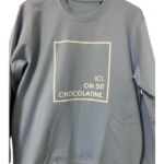 SWEAT FLOQUÉ UNISEX (TAILLE M)