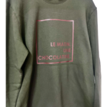 SWEAT FLOQUÉ UNISEX (TAILLE XL)