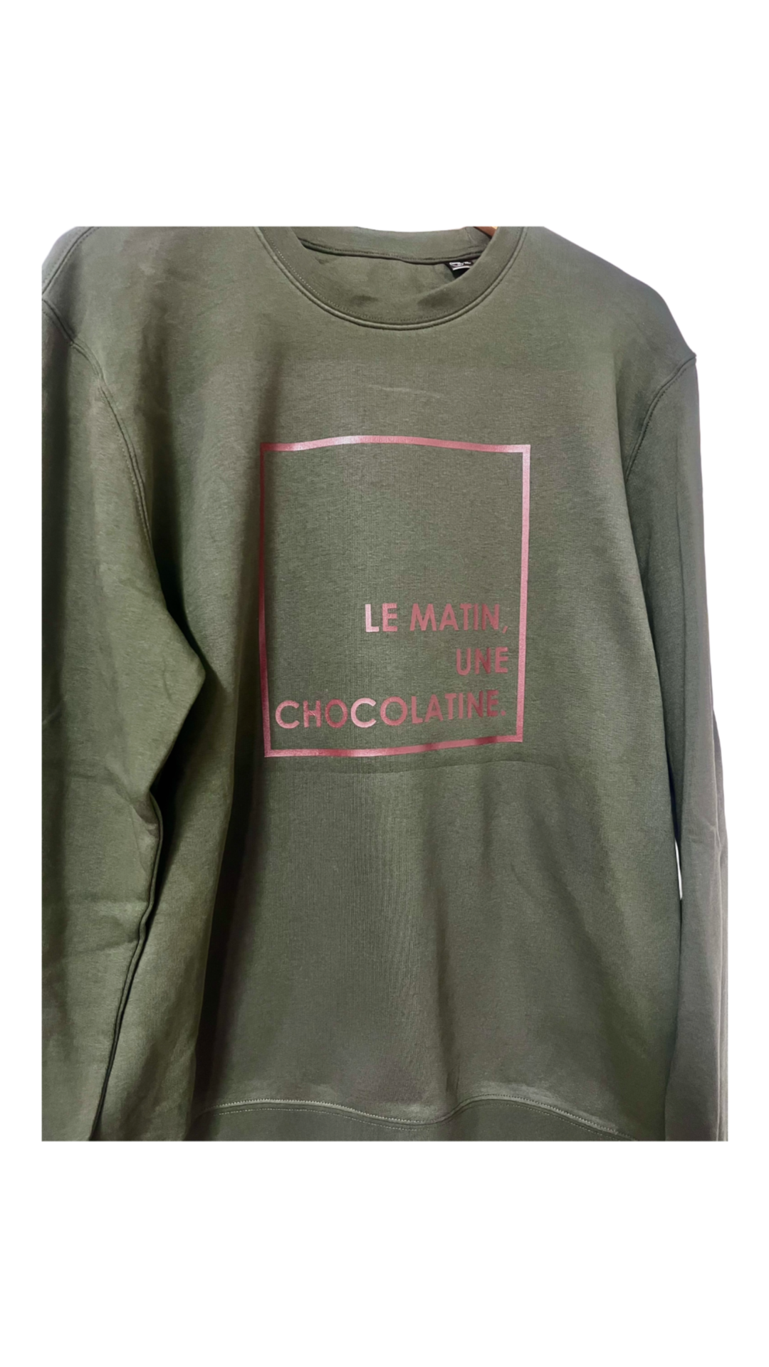 instories_5D5A7D4F-9D9B-4058-BCB7-D49F935D3239 SWEAT FLOQUÉ UNISEX (TAILLE XL) – Image 1