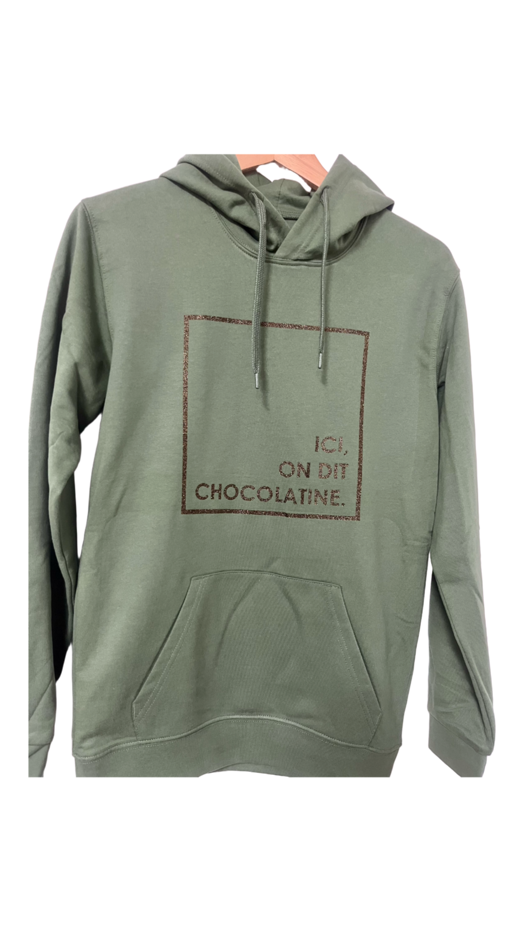 instories_674DC0D0-BB3A-486F-B791-F206129D1000 HOODIE FLOQUÉ UNISEX (TAILLE XS) – Image 1