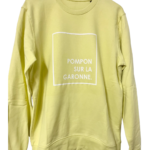 SWEAT FLOQUÉ UNISEX (TAILLE M & L)